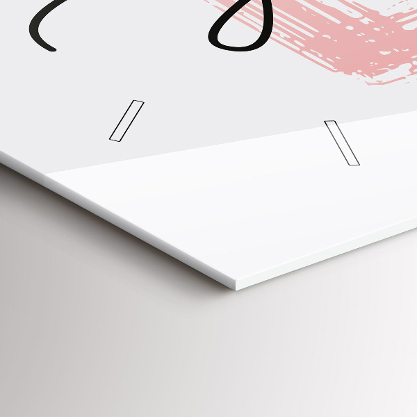 Reloj horizontal Inscripción ámate a ti mismo