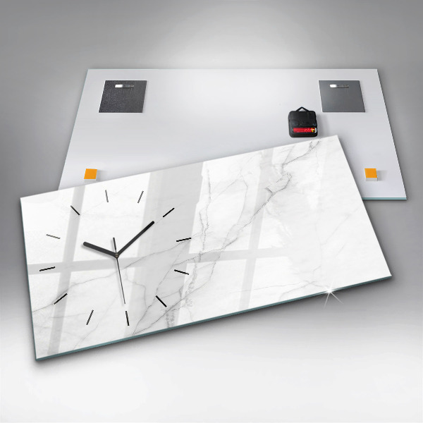 Reloj horizontal Mármol decorativo