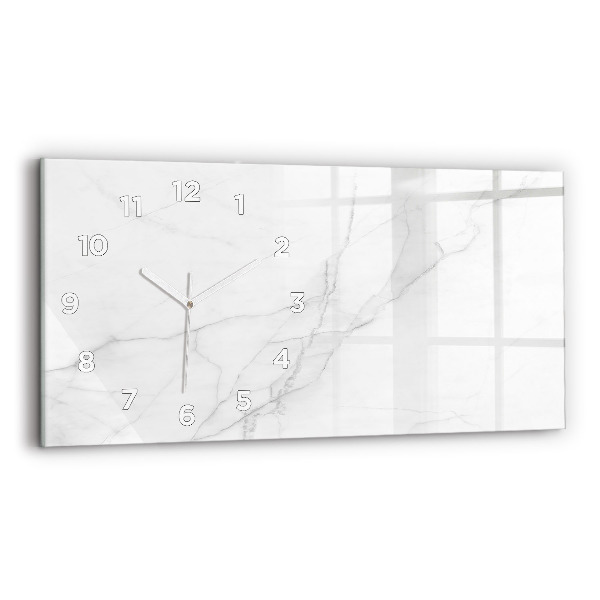 Reloj horizontal Mármol decorativo