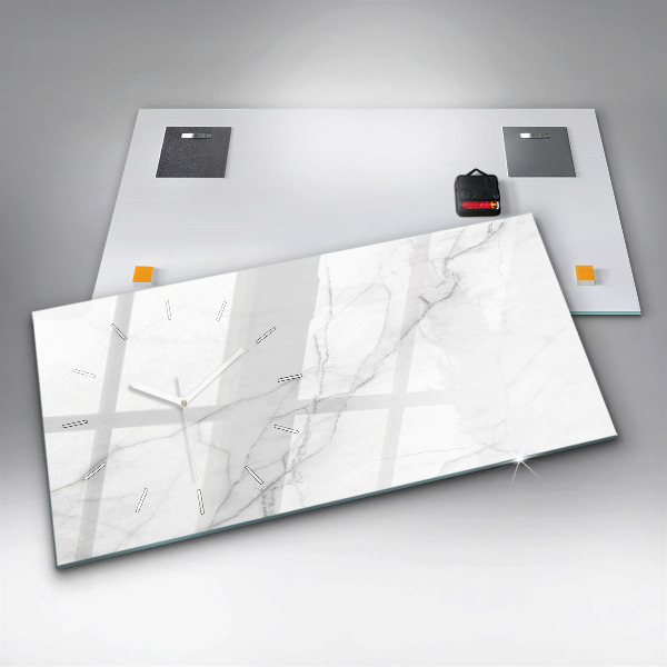 Reloj horizontal Mármol decorativo