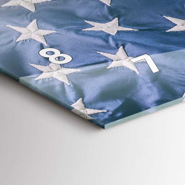 Reloj horizontal Bandera americana