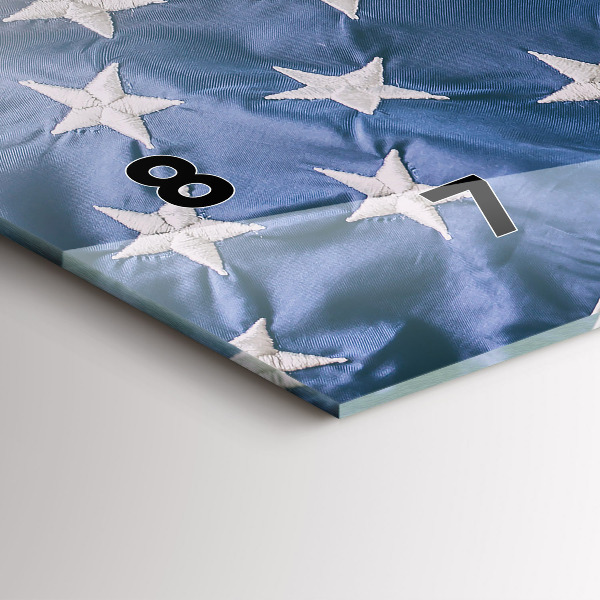 Reloj horizontal Bandera americana