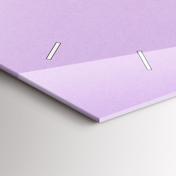 Reloj de cristal horizontal Patrón pastel