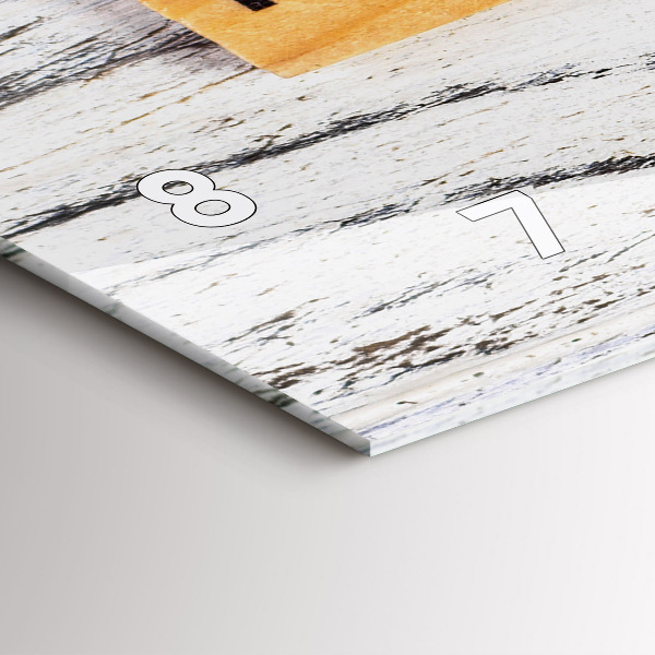 Reloj de cristal horizontal Familia