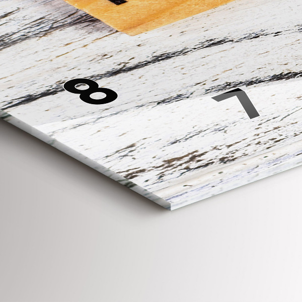 Reloj de cristal horizontal Familia