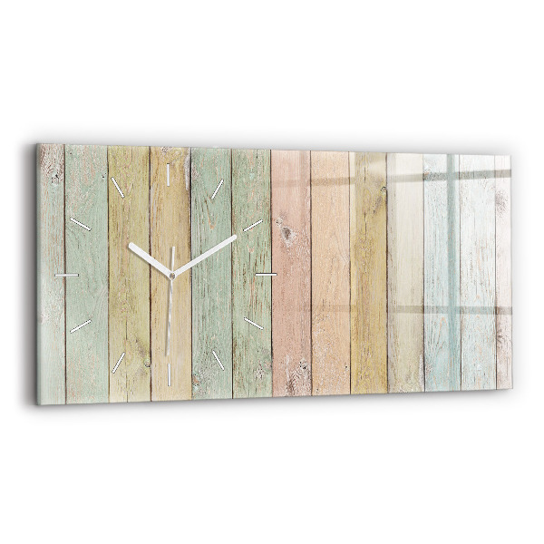 Reloj horizontal Tablas de colores