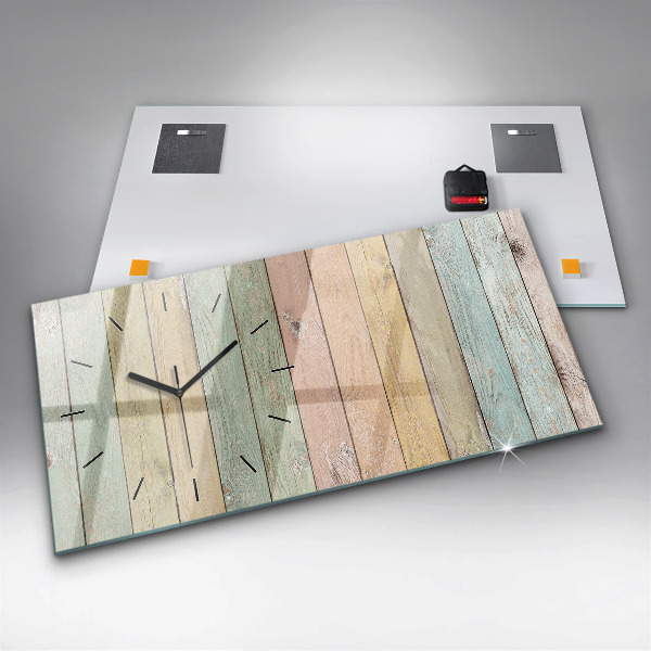 Reloj horizontal Tablas de colores