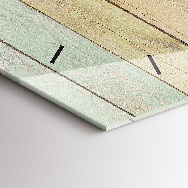 Reloj horizontal Tablas de colores