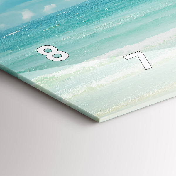 Reloj horizontal Paisaje mar