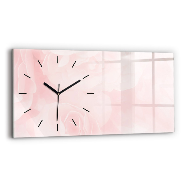 Reloj horizontal Rosas en flor
