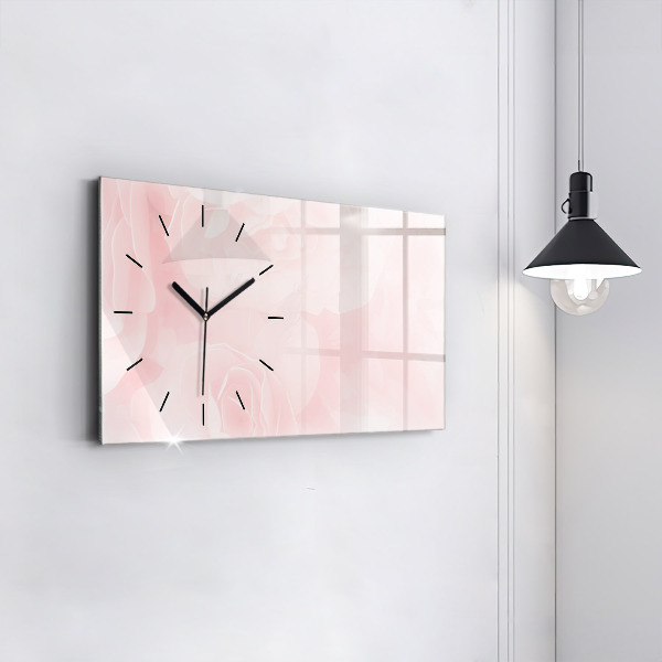 Reloj horizontal Rosas en flor