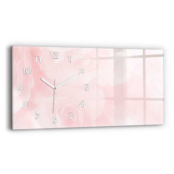 Reloj horizontal Rosas en flor