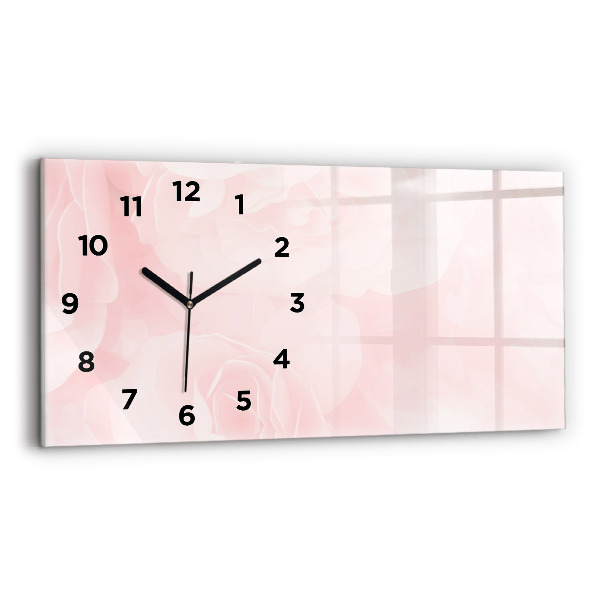 Reloj horizontal Rosas en flor