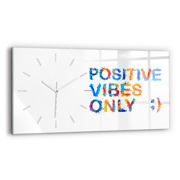 Reloj horizontal Cita positiva