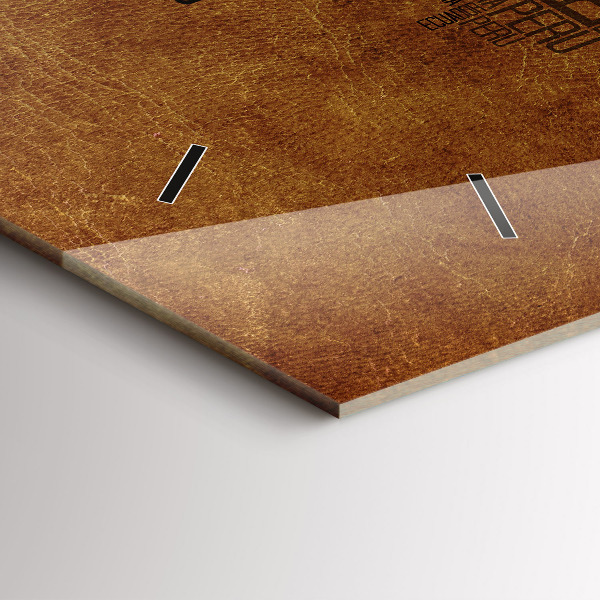 Reloj horizontal Mapa con nombres de países