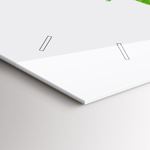 Reloj horizontal Mapa de hierba verde