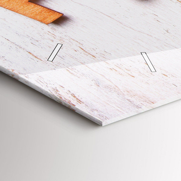 Reloj de cristal horizontal Inscripción familiar