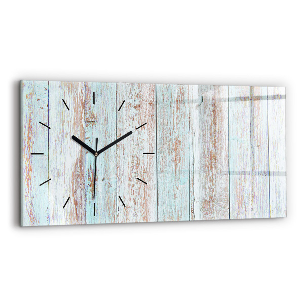 Reloj horizontal Madera al pastel