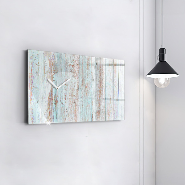 Reloj horizontal Madera al pastel