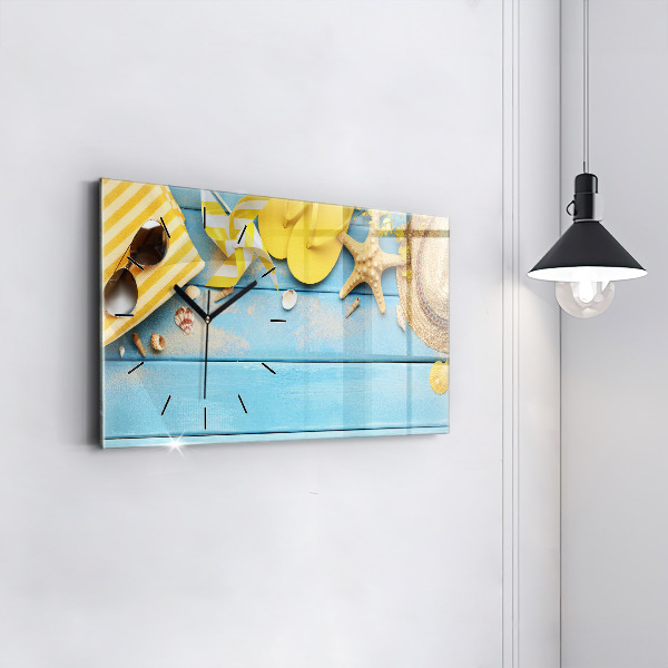 Reloj de cristal horizontal Accesorios de playa