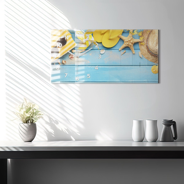 Reloj de cristal horizontal Accesorios de playa