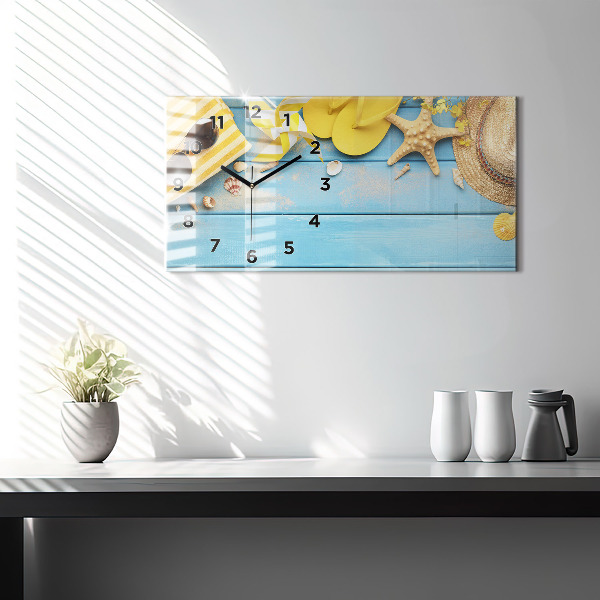 Reloj de cristal horizontal Accesorios de playa