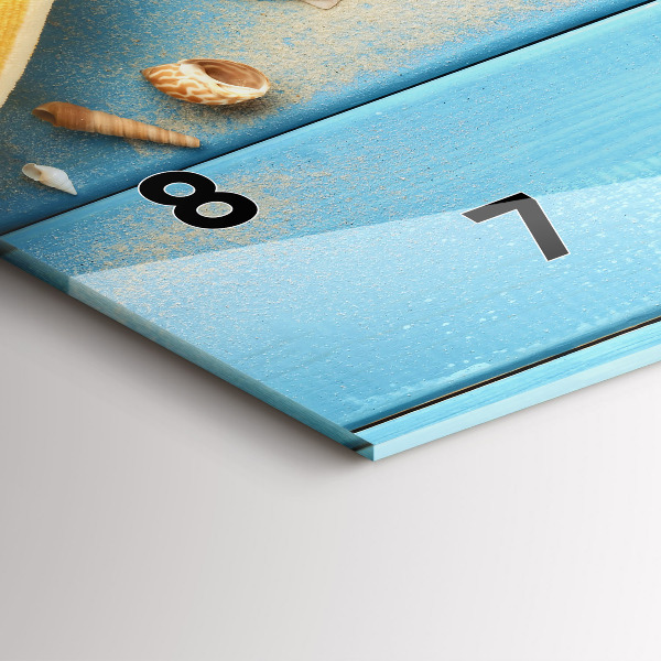 Reloj de cristal horizontal Accesorios de playa