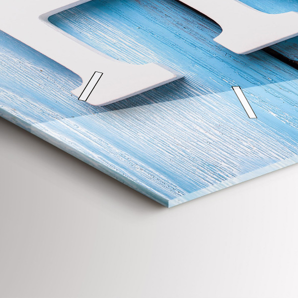 Reloj horizontal Inscripción de una casa