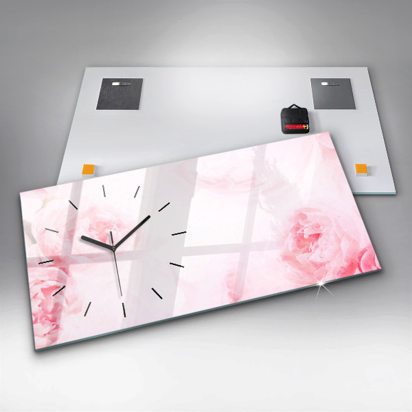 Reloj horizontal Flores en flor