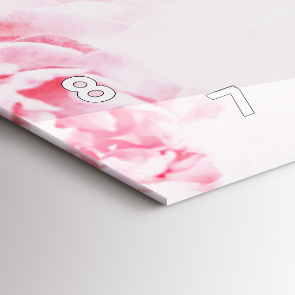 Reloj horizontal Flores en flor