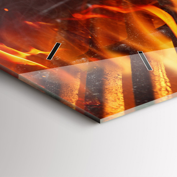 Reloj horizontal Barbacoa