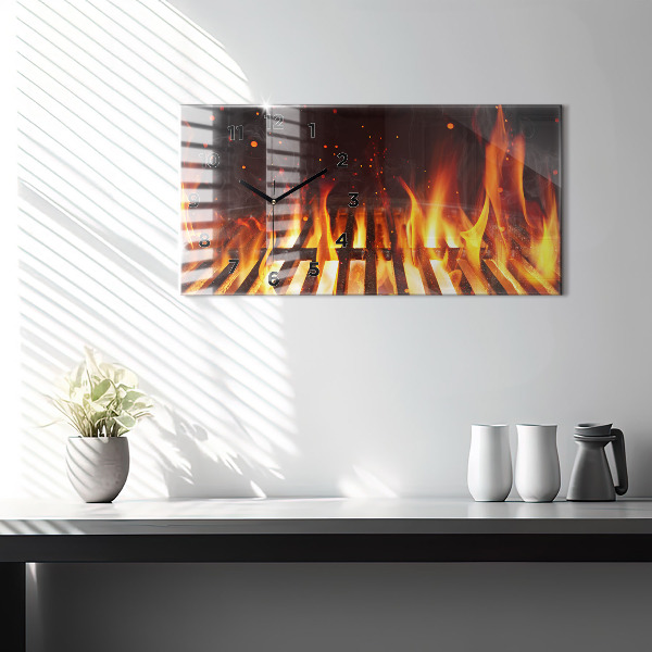 Reloj horizontal Barbacoa