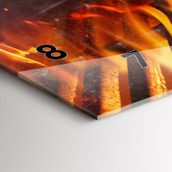 Reloj horizontal Barbacoa