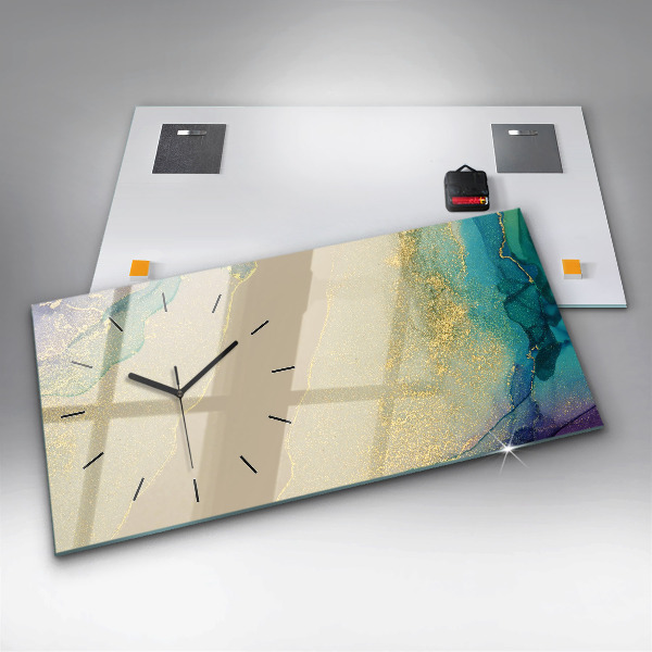 Reloj horizontal Abstracción elegante