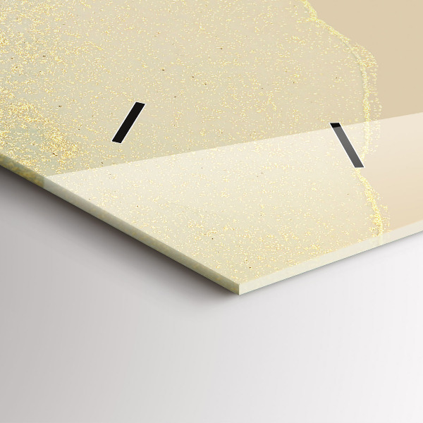 Reloj horizontal Abstracción elegante