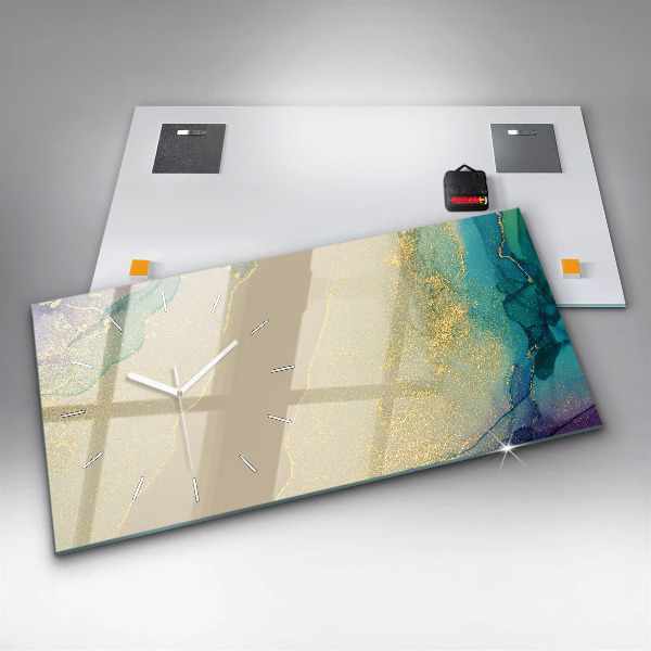 Reloj horizontal Abstracción elegante