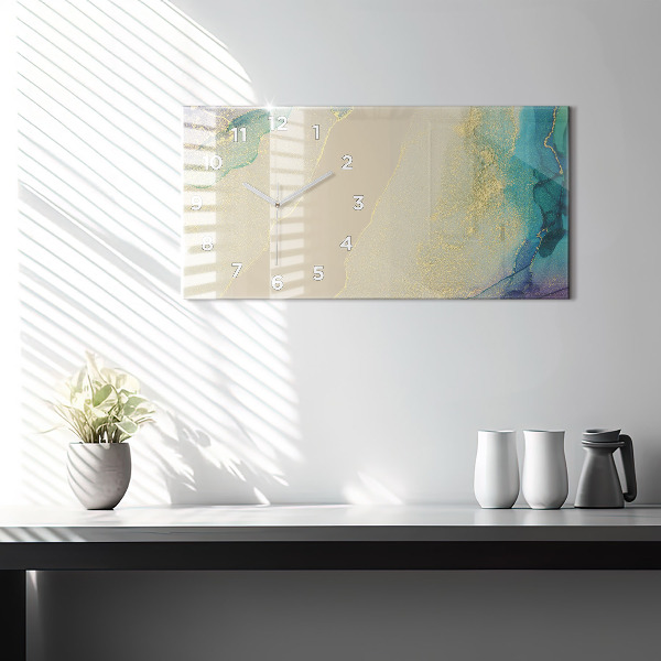 Reloj horizontal Abstracción elegante