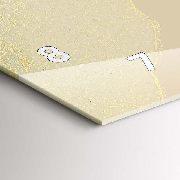 Reloj horizontal Abstracción elegante