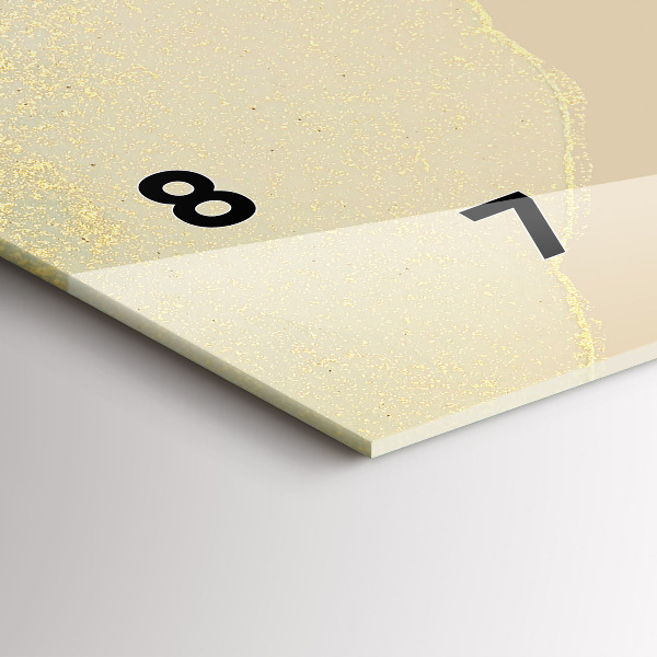 Reloj horizontal Abstracción elegante