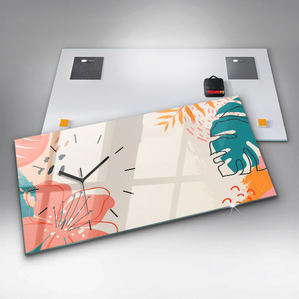 Reloj horizontal Plantas hawaianas