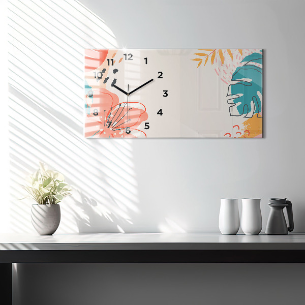 Reloj horizontal Plantas hawaianas