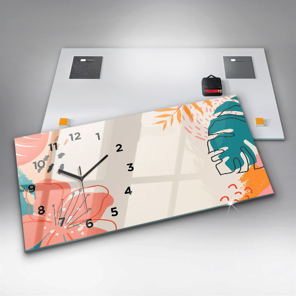 Reloj horizontal Plantas hawaianas