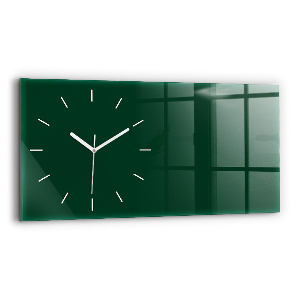 Reloj horizontal Botella de color verde