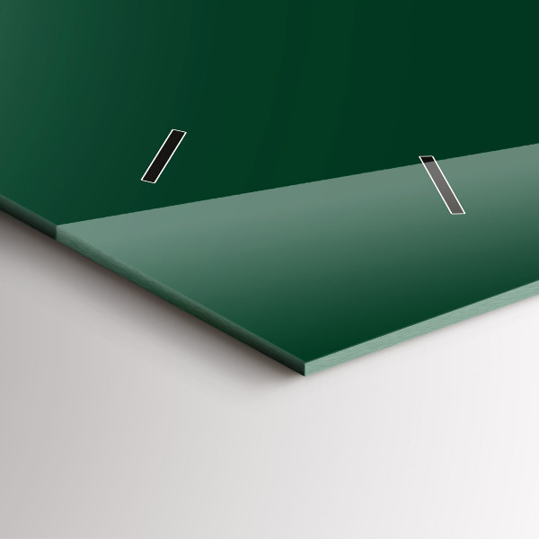 Reloj horizontal Botella de color verde