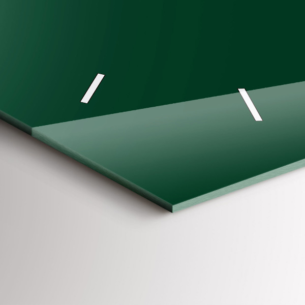 Reloj horizontal Botella de color verde