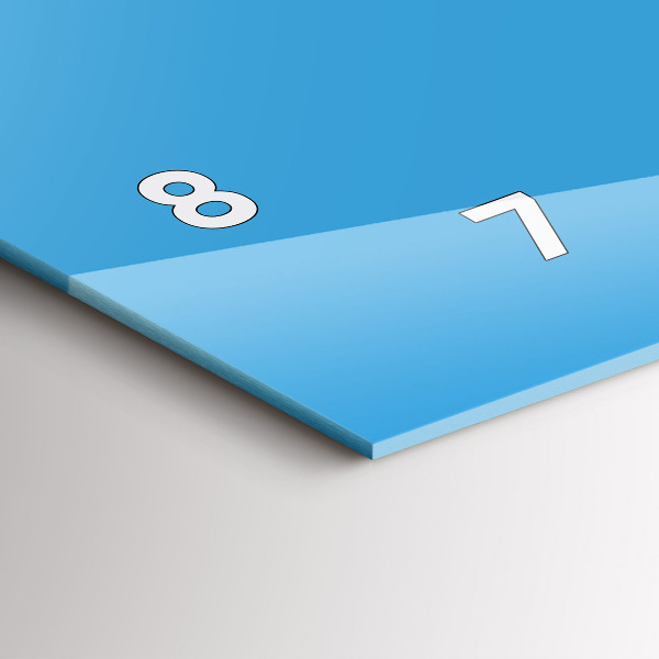 Reloj horizontal Color azul