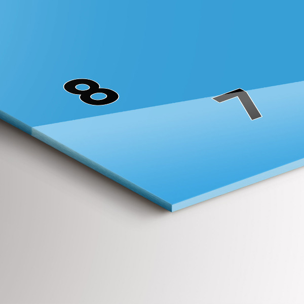 Reloj horizontal Color azul