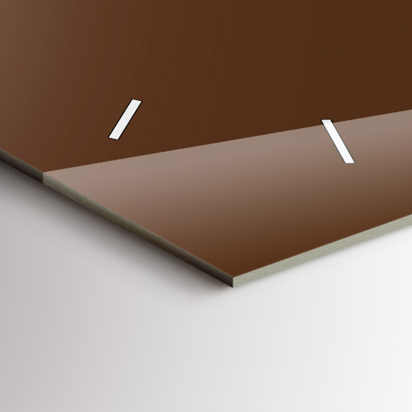 Reloj horizontal Color marrón