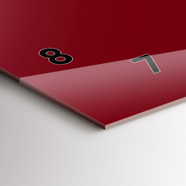 Reloj horizontal Color burdeos