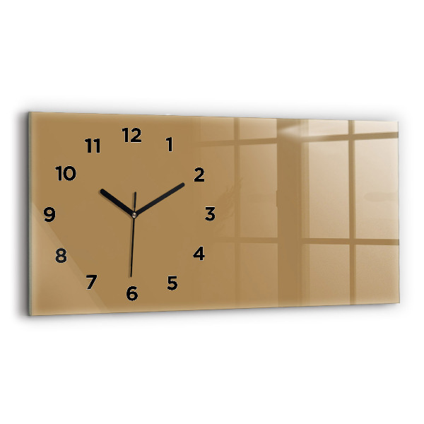 Reloj horizontal Color beige oscuro